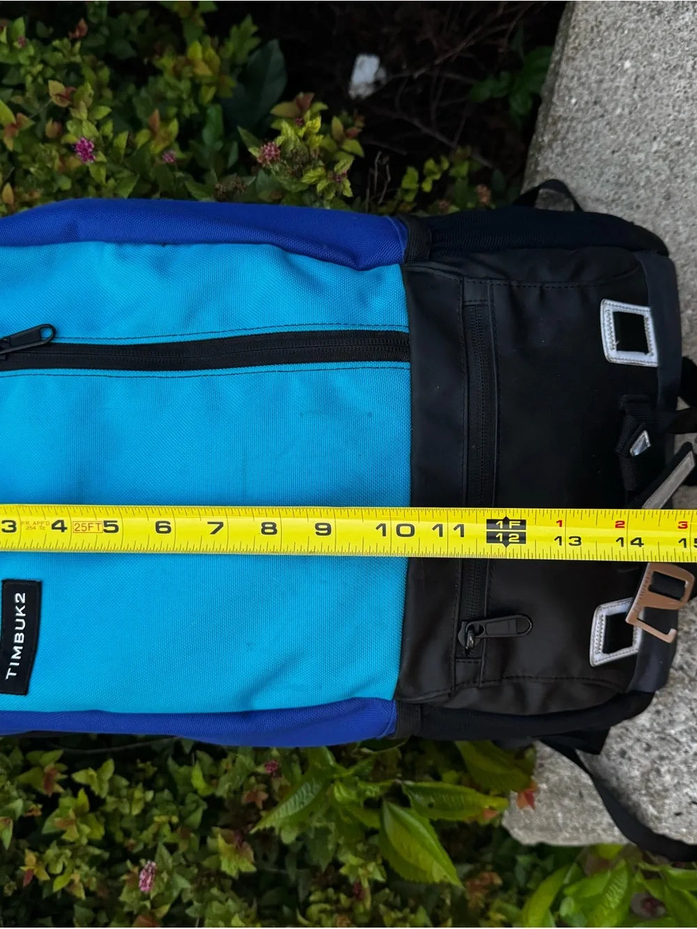 Timbuk2 Parkside Laptop Bright Teal and Royal Blue Backpack w Bottle Opener